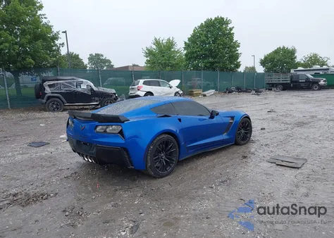2015 Chevrolet Corvette Z06 z USA, uszkodzony, nr VIN 1G1YU2D61F5603125
